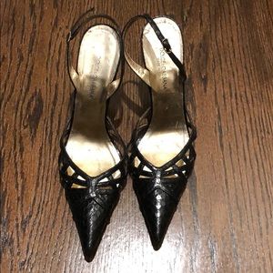 Dolce & Gabbana Snakeskin pointed heels
